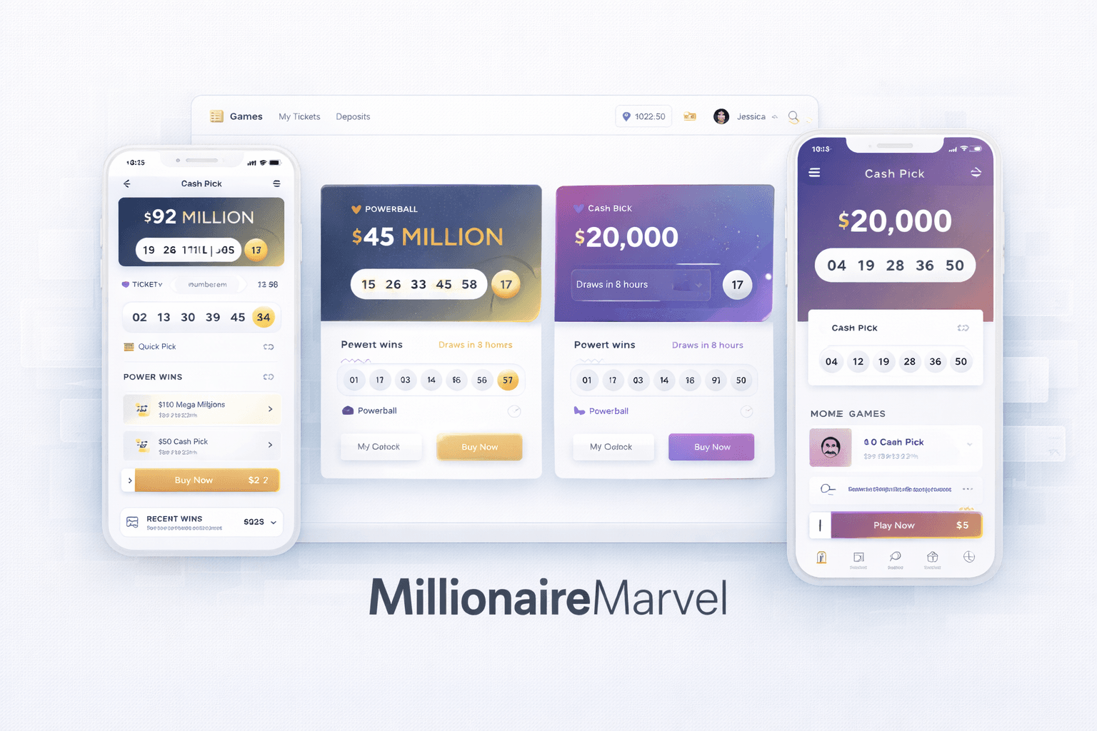 MillionaireMarvel – Multi-Platform Web And Mobile Application case study cover