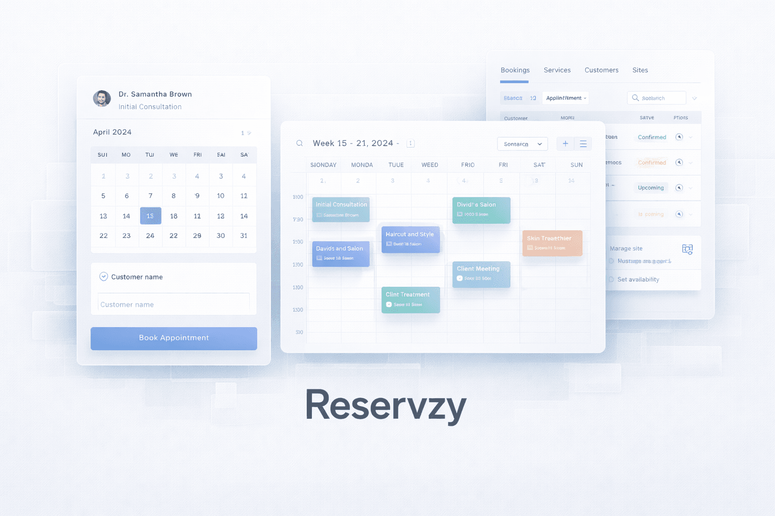 Reservzy – Appointment Booking SaaS Platform case study cover